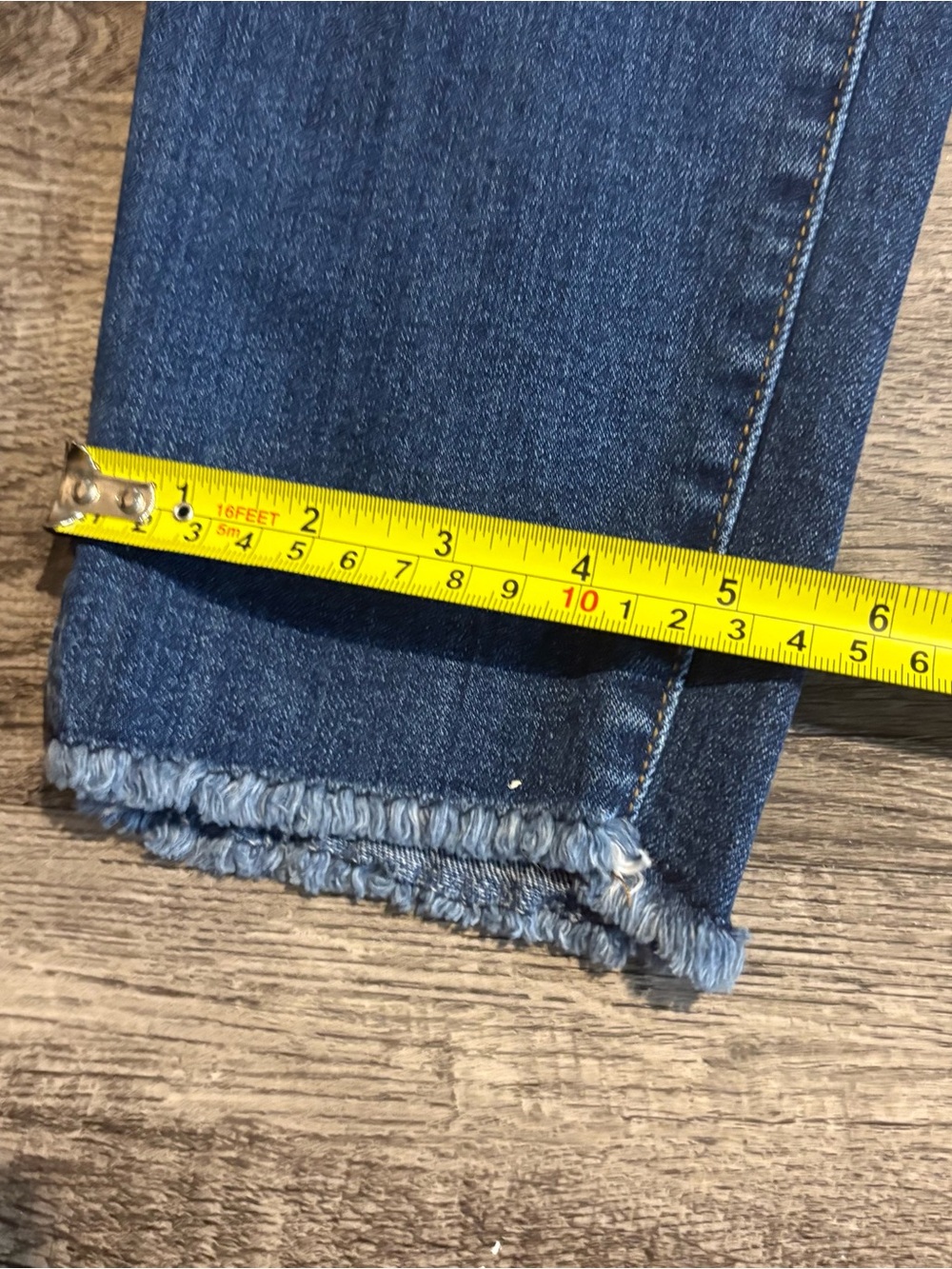 Kensie Jeans Women’s 10 Blue The Effortless Skinny Crop - Picture 6 of 10